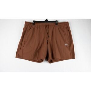 Quiksilver DryFlight Shorts Mens XXL Brown Excellent Gorpcore Travel Activewear